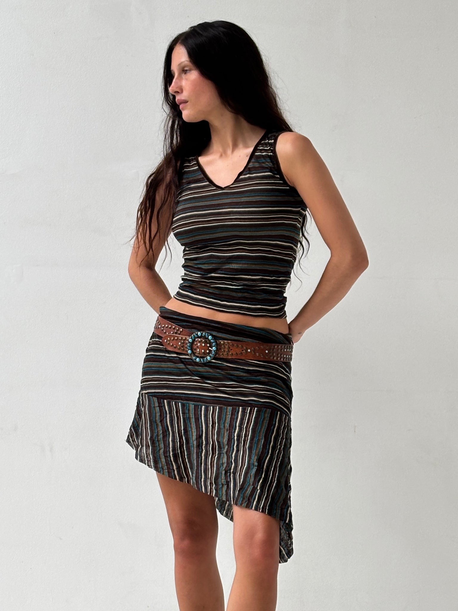 Giorgia Stripe Top - Blue