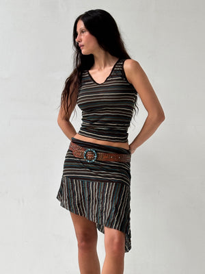 Giorgia Stripe Top - Blue